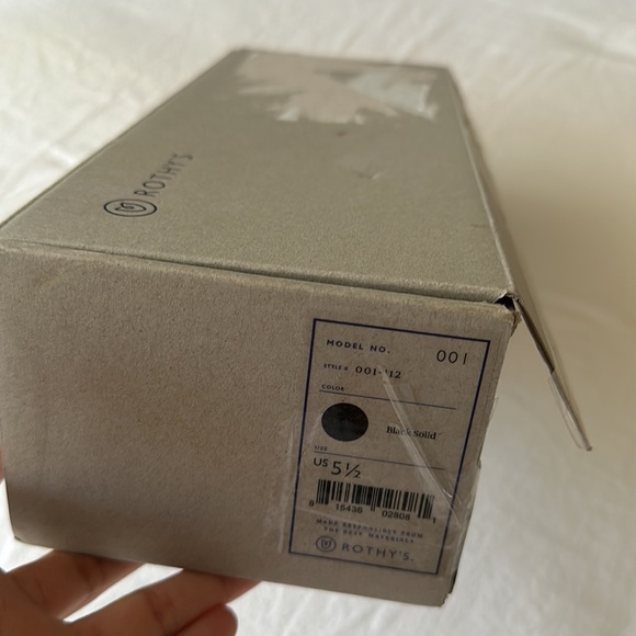 NWT Rothy’s Black Solid Round Toe - Picture 4 of 11